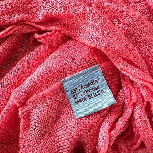 Letarte Handmade Sheer Knit Cardigan Cover-Up – Size S – Made in USA - Picture 8 of 9